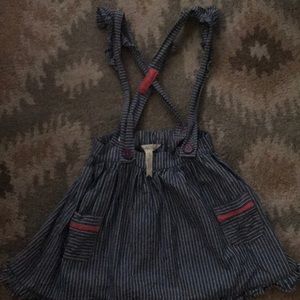 Matilda Jane skirt overalls